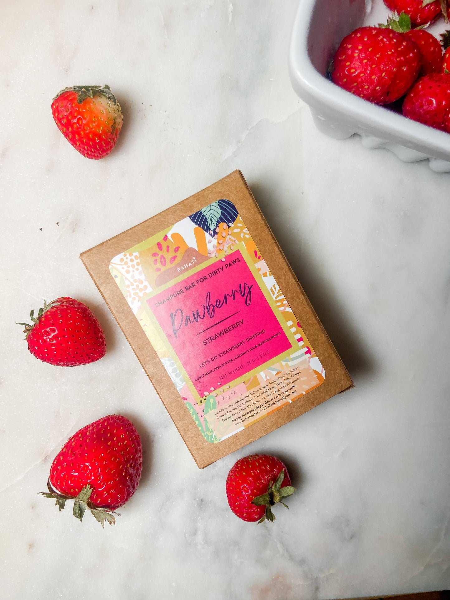 Pawberry Shea Butter Milk Bar Soap For Dogs