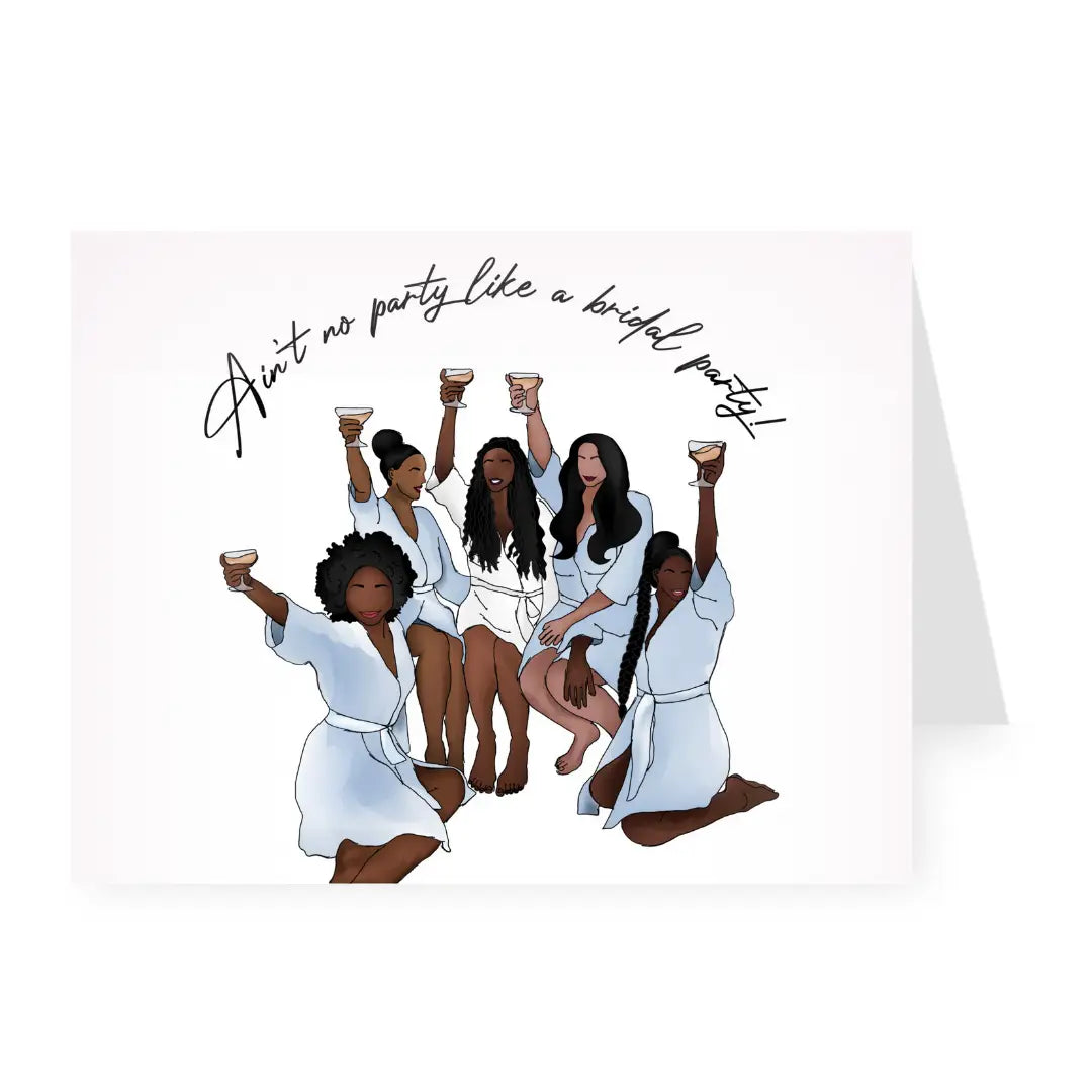 Bridal Party Greeting Card