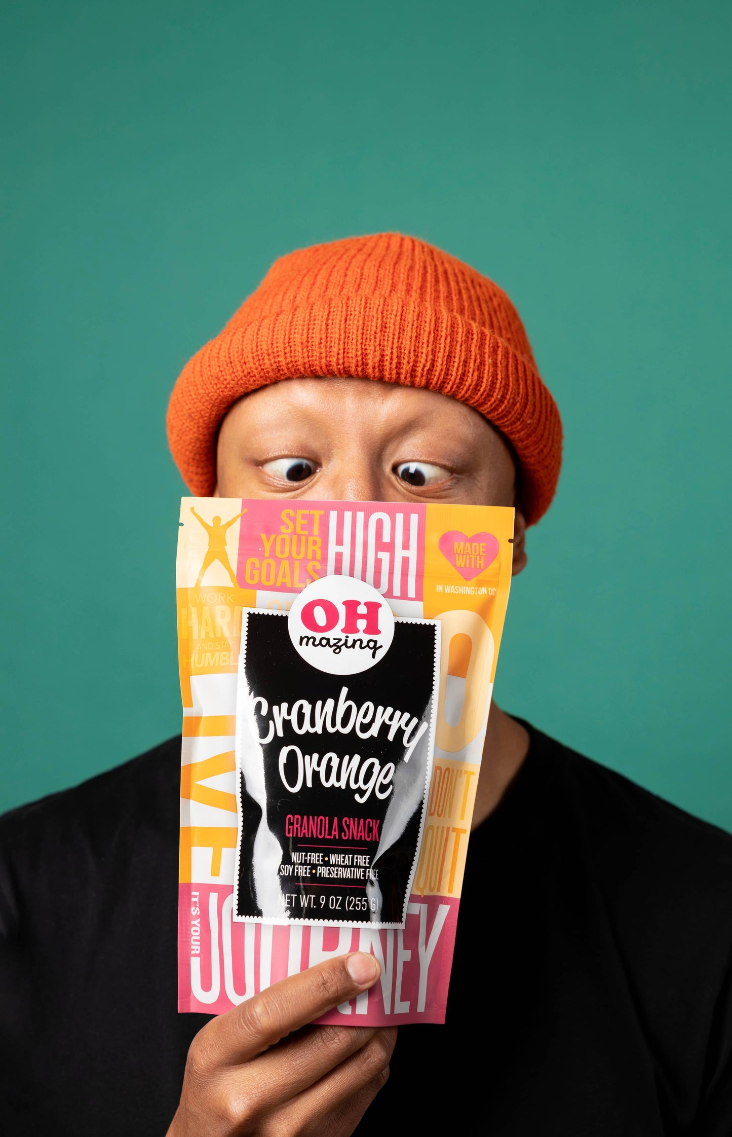 9oz Cranberry Orange Granola Snack, Nut-free