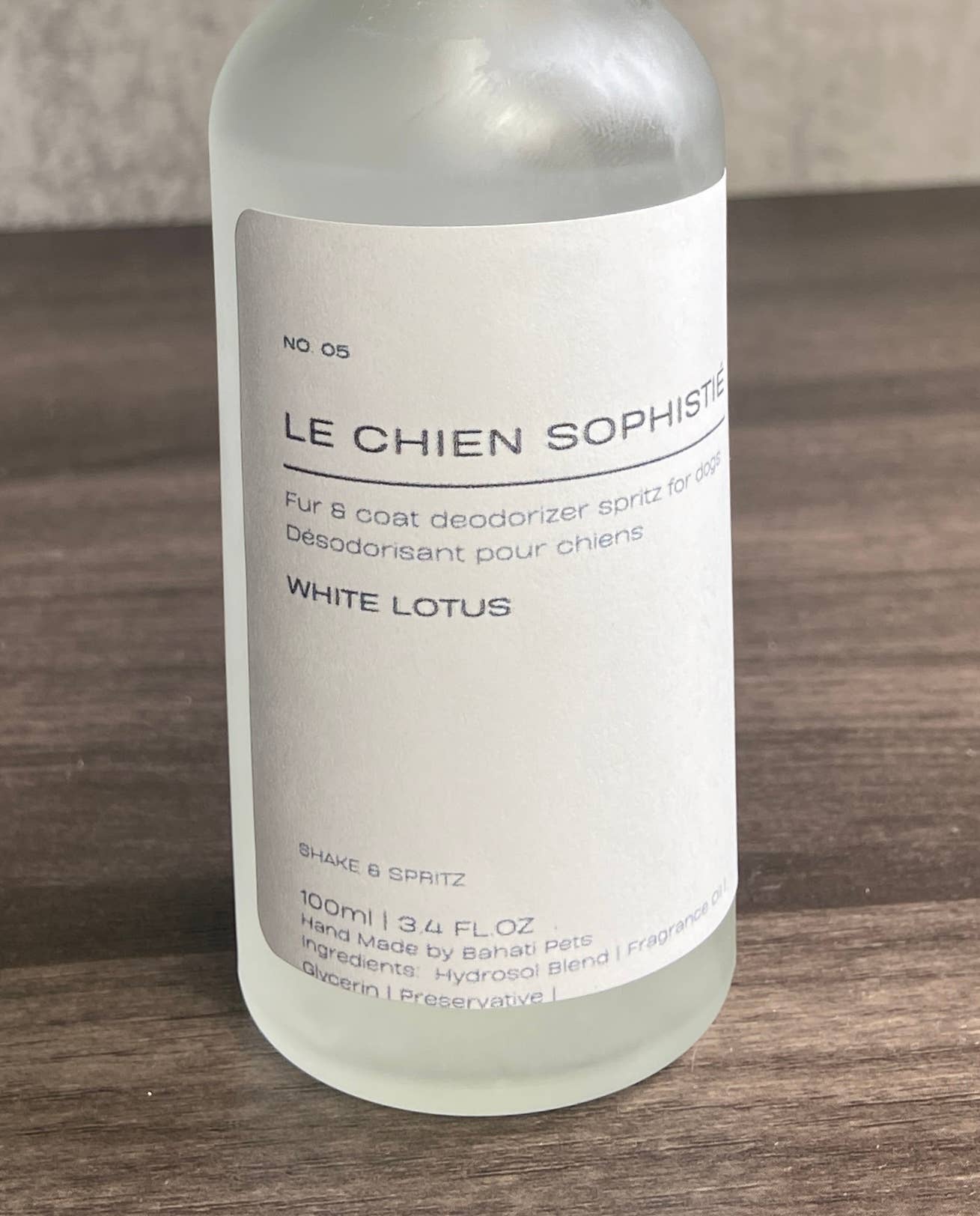 Dog Pawfume: Le Chien Sophistie White Lotus Scent