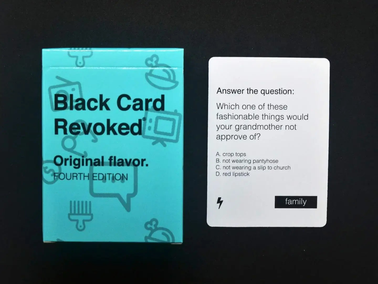 Black Card Revoked Fourth Edition -Black Culture Trivia Game