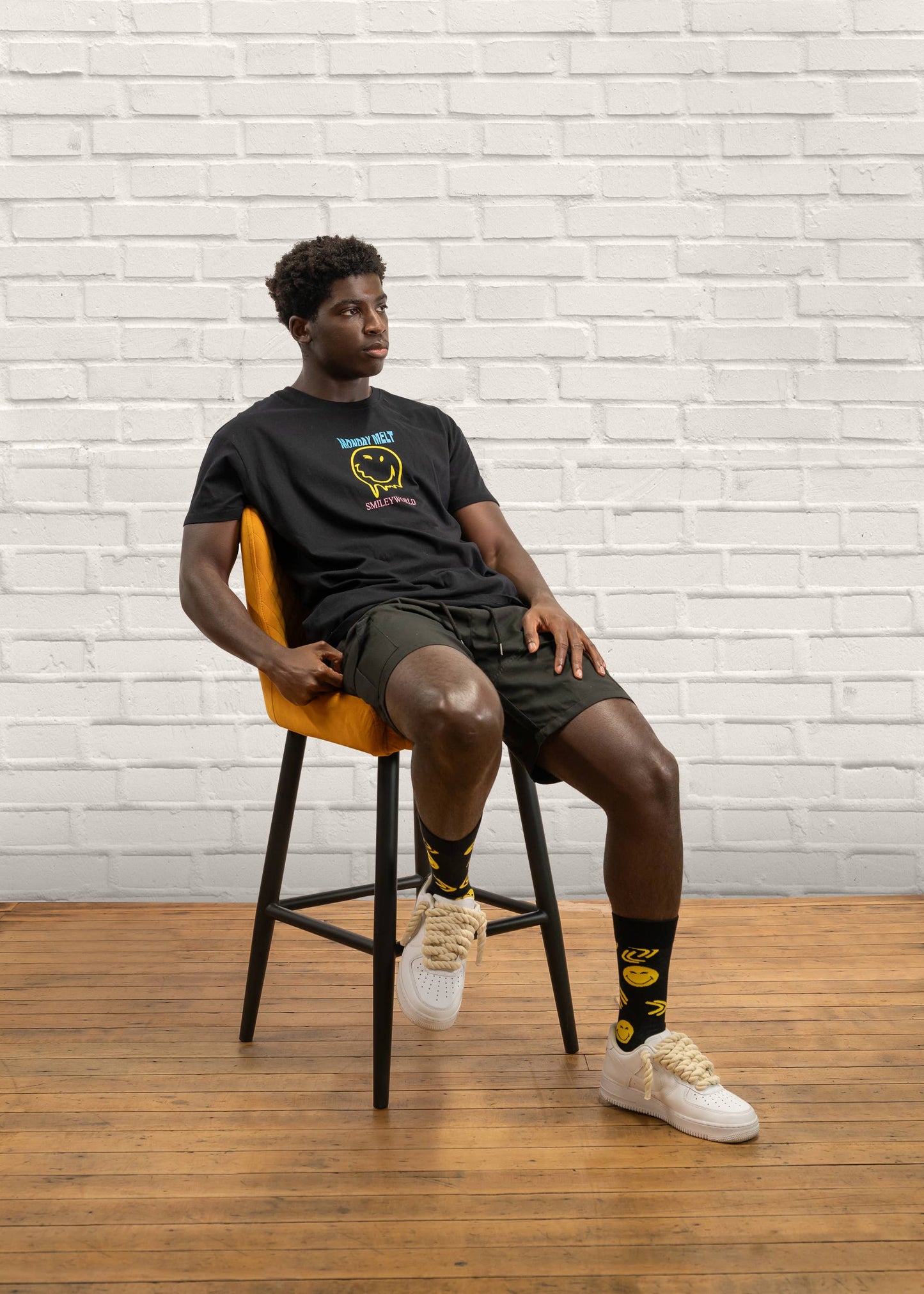 Yellow Icon SmileyWorld™ Afropop Socks