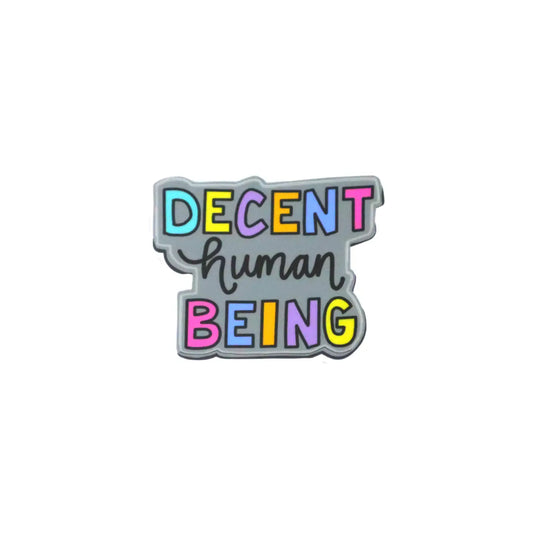 Decent Human Being Vinyl Sticker