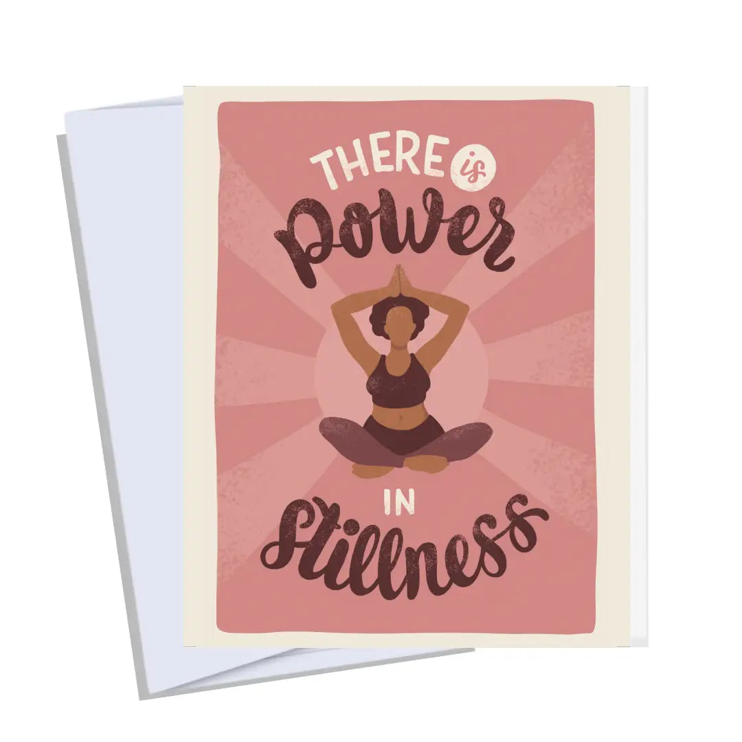 Power in Stillness Greeting Card