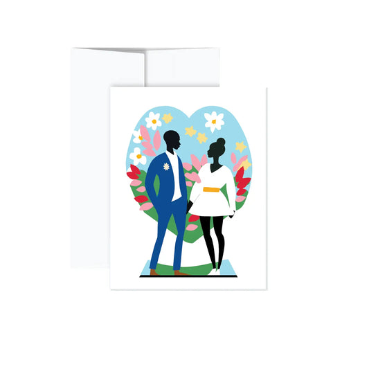 Wedding Couple Greeting Card